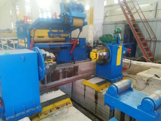25m / min 380V metalowa linia cięcia na długość dla płyty węglowej